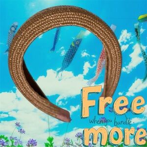Free 🆕Claire’s Woven Brown Headband